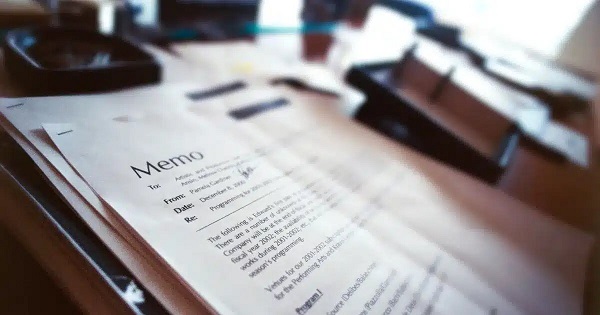 Cấu trúc chuẩn của một bản Memo